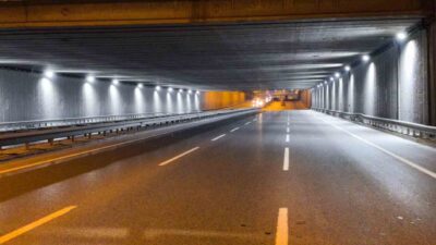 Kocaeli’de enerji tasarrufu sağlanması amacıyla Osmangazi Köprüsü Tüneli’ndeki aydınlatma sistemleri