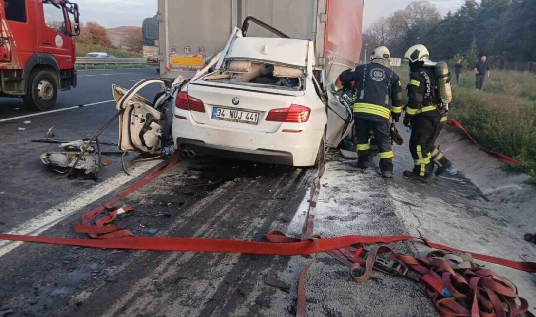 Kuzey Marmara Otoyolu Gebze geçişinde meydana gelen kazada kullandığı BMW