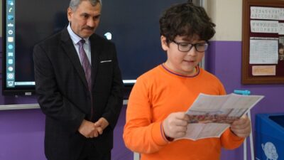 Öğretmenler Gününde Türkiye’nin gündemine oturan, Düzce Belediyesi’nin görme engelli öğretmen