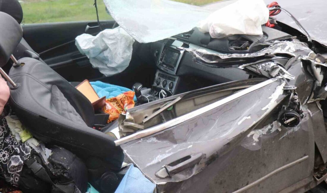 Sakarya’nın Hendek ilçesinde yabancı plakalı otomobilin tıra arkadan çarpması sonucu