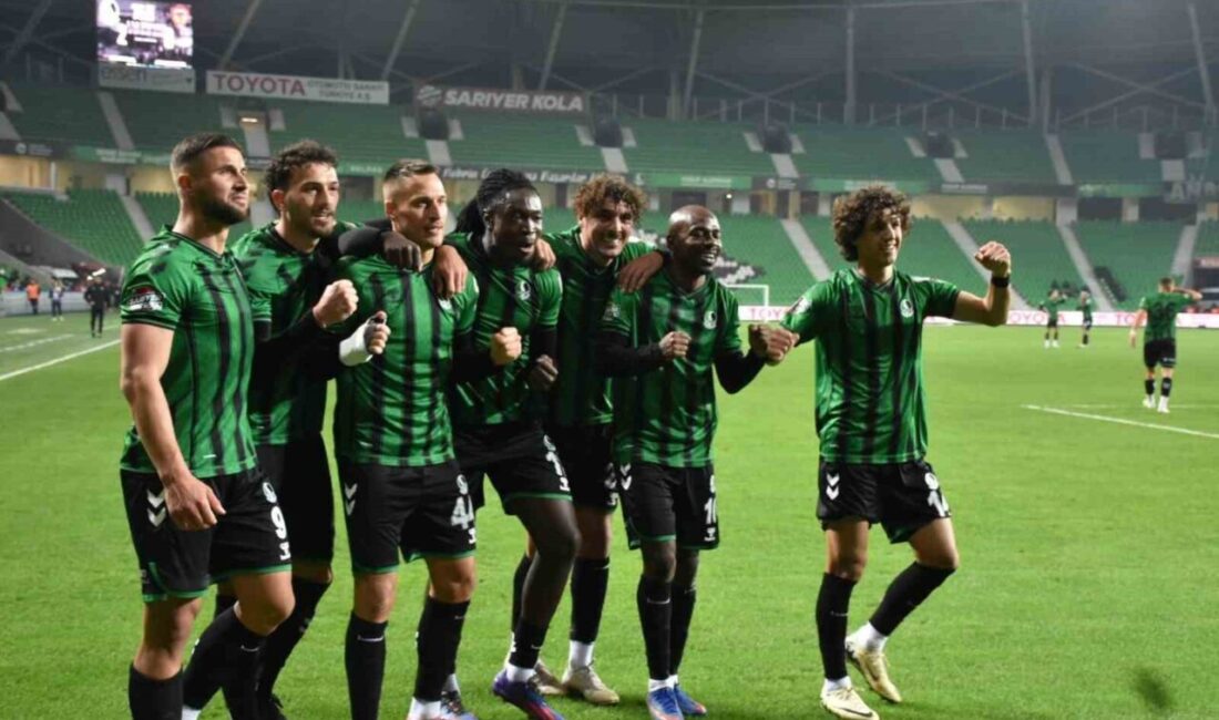 Trendyol 1. Lig’in 17. haftasında Sakaryaspor, konuk ettiği Hatayspor’u 3-0