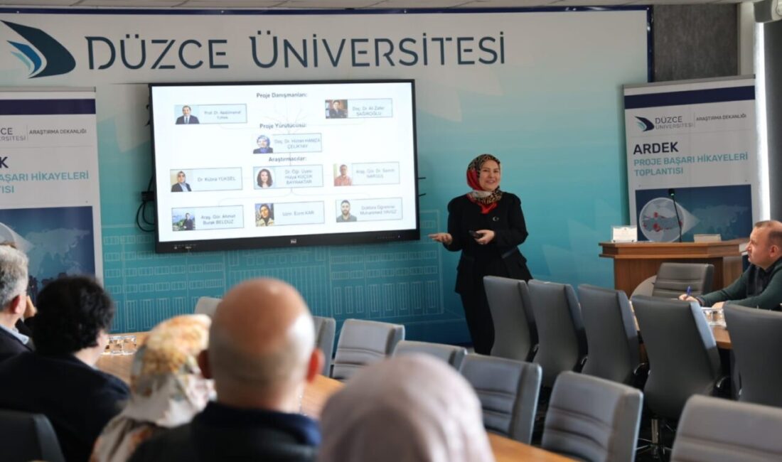 DÜZCE(İHA) – Düzce Üniversitesi Araştırma Dekanlığı tarafından düzenlenen “Proje Başarı