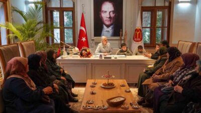 Bilecik merkeze bağlı Yeniköy’de üretim yapan çiftçi kadınlar, Bilecik Belediyesi’nde