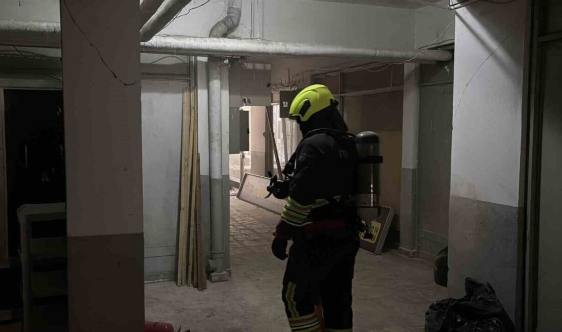 Bolu’da üst katları otel olarak kullanılan 5 katlı bir iş