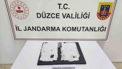 DÜZCE (İHA) – Düzce İl Jandarma Komutanlığı Narkotik Suçlarla Mücadele