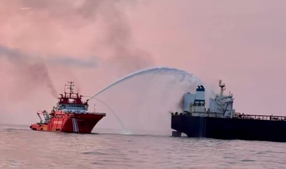 Kocaeli Valisi İlhami Aktaş, Kefken açıklarında saldırıya uğrayan ve yangın