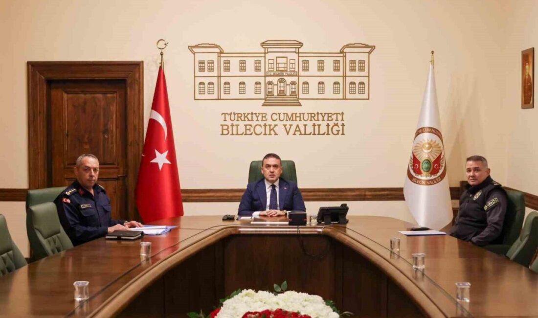 Bilecik Valisi Faik Oktay Sözer, İçişleri Bakanı Ali Yerlikaya başkanlığında