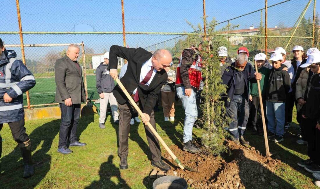 Yeşil Düzce’de fidanlar toprakla buluştu Düzce Belediyesi tarafından düzenlenen etkinlikte, Bahçeşehir Bölgesi Demetevler Mahallesi’nde 52