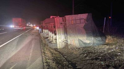 Bilecik’te alkollü tır sürücüsü trafik güvenliğini tehlikeye soktu. Edinilen bilgilere