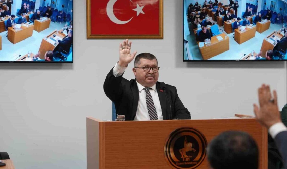 Düzce Belediye Meclisi, ocak ayı ikinci birleşimini Meclis Başkan vekili