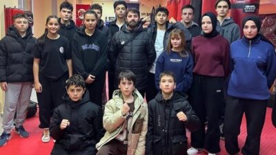 Bilecik’te Gençlik ve Spor Bakanlığı spor okulları bünyesinde yürütülen boks