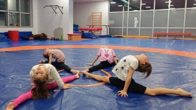 Bilecik’te Gençlik ve Spor Bakanlığı Spor Okulları kapsamında cimnastik antrenmanları