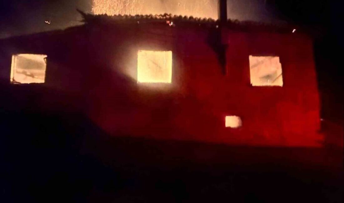 Bilecik’te tek katlı ve kullanılmayan evde çıkan yangın çevre sakinlerini