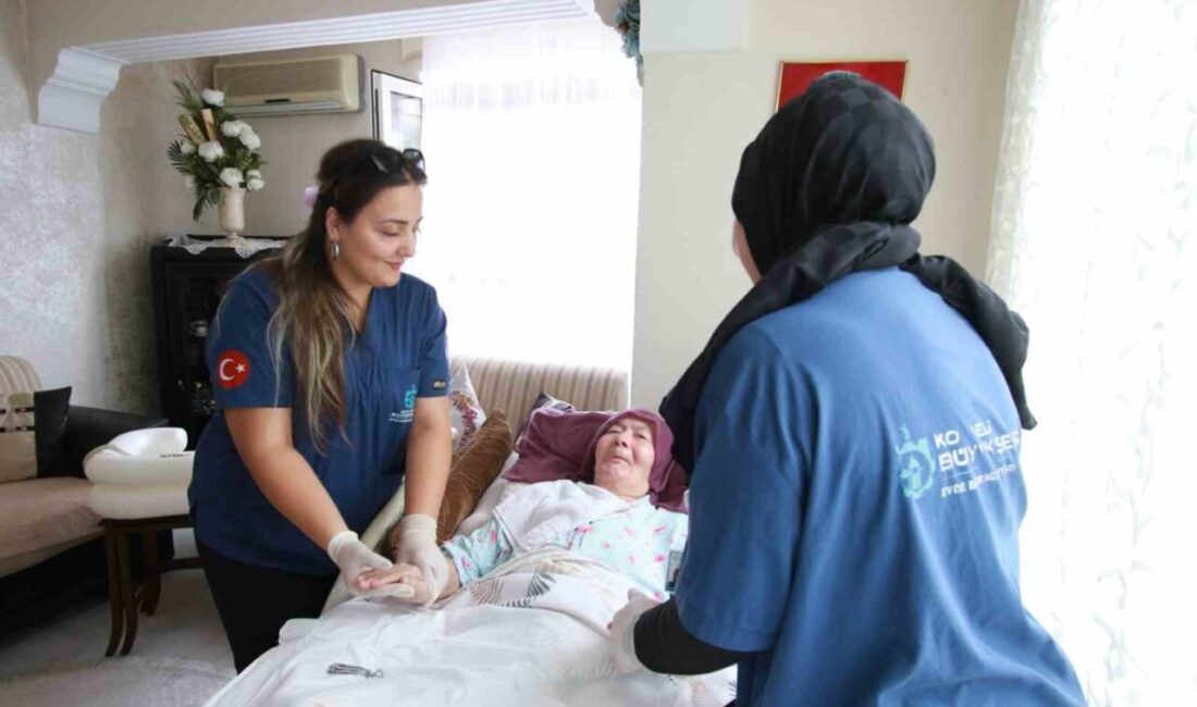 Kocaeli Büyükşehir Belediyesi, 2025 yılında bin 834 vatandaşa evde bakım