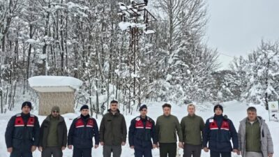 Bolu Doğa Koruma ve Milli Parklar personelleri ile kolluk kuvvetleri,