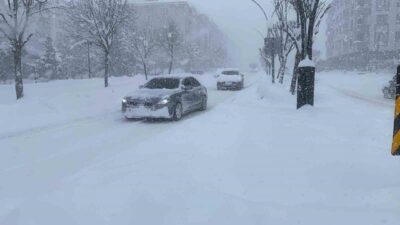Bolu’da 5 günlük kar yağışının ardından yüzünü gösteren güneşli hava,