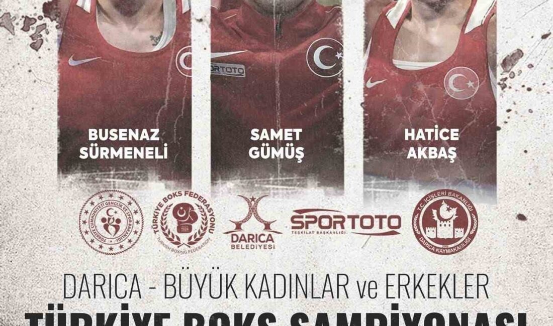 Kocaeli’nin Darıca ilçesi, Büyük Kadınlar ve Erkekler Türkiye Boks Şampiyonası’na
