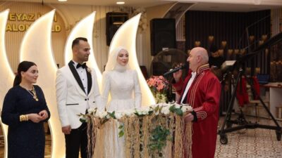 Darıca’da 2025 yılında bin 475 çiftin resmi nikah işlemi gerçekleştirildi.