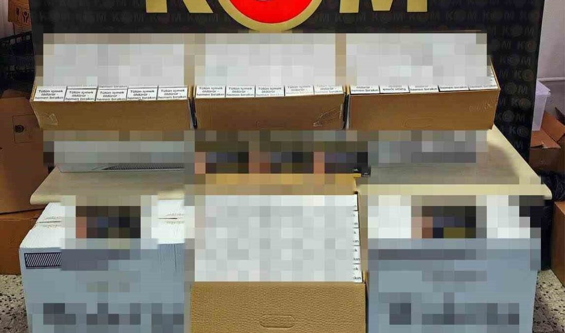 Bilecik’te tütün ve tütün mamulü kaçakçılığına karşı yapılan operasyonda durdurulan