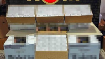 Bilecik’te tütün ve tütün mamulü kaçakçılığına karşı yapılan operasyonda durdurulan