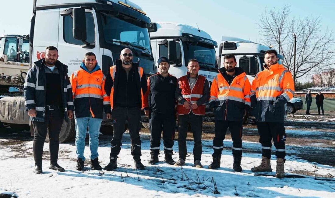 Sezonun ilk yoğun kar yağışında hızlı, koordineli ve kesintisiz bir
