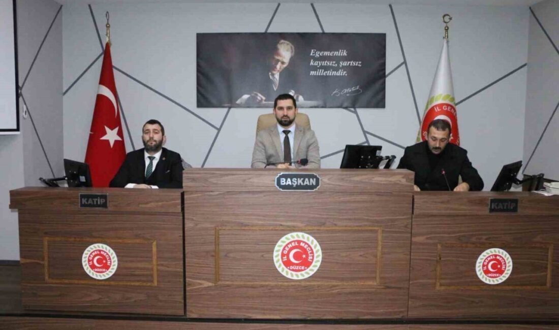 DÜZCE(İHA) – Düzce İl Özel İdaresi Kanunu’nun 12’nci maddesi gereğince,