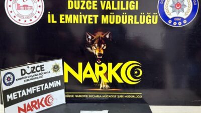 Düzce’de Emniyet Müdürlüğü Narkotik Suçlarla Mücadele ekiplerince yapılan operasyonda 100