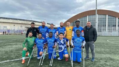 Ampute Futbol Süper Ligi’nde mücadele eden Gebze Belediyesi Ampute Futbol