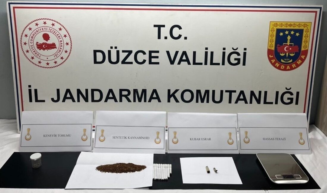 DÜZCE (İHA) – Düzce İl Jandarma Komutanlığı ekiplerince, kaçakçılık ve