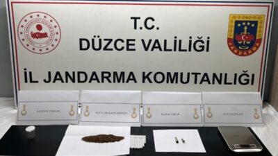 DÜZCE (İHA) – Düzce İl Jandarma Komutanlığı ekiplerince, kaçakçılık ve