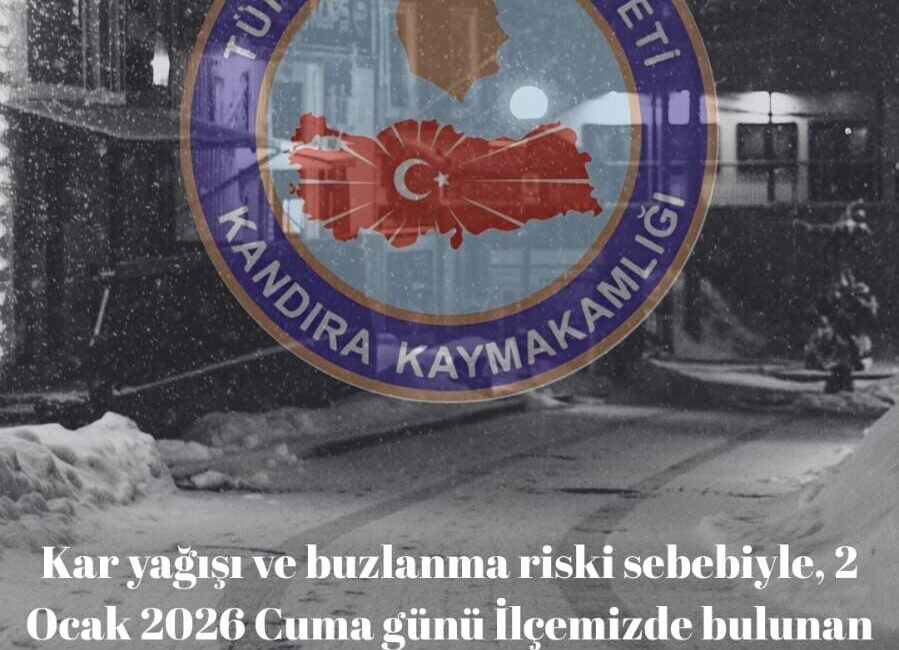 Kandıra’da kar ve buzlanma nedeniyle eğitime 1 gün ara Kocaeli’de etkisini artıran kar yağışı ve buzlanma riski nedeniyle cuma