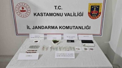 Kastamonu’da jandarma ekiplerince gerçekleştirilen uyuşturucu operasyonunda gözaltına alınan 19 şüpheliden