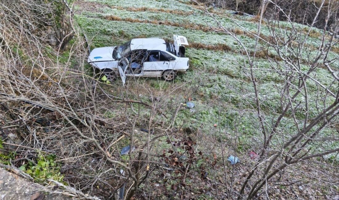 Kontrolden çıkan otomobil şarampole uçtu: 3 yaralı Bilecik’te seyir halinde kontrolden çıkan otomobil şarampole uçarken, 3 kişi