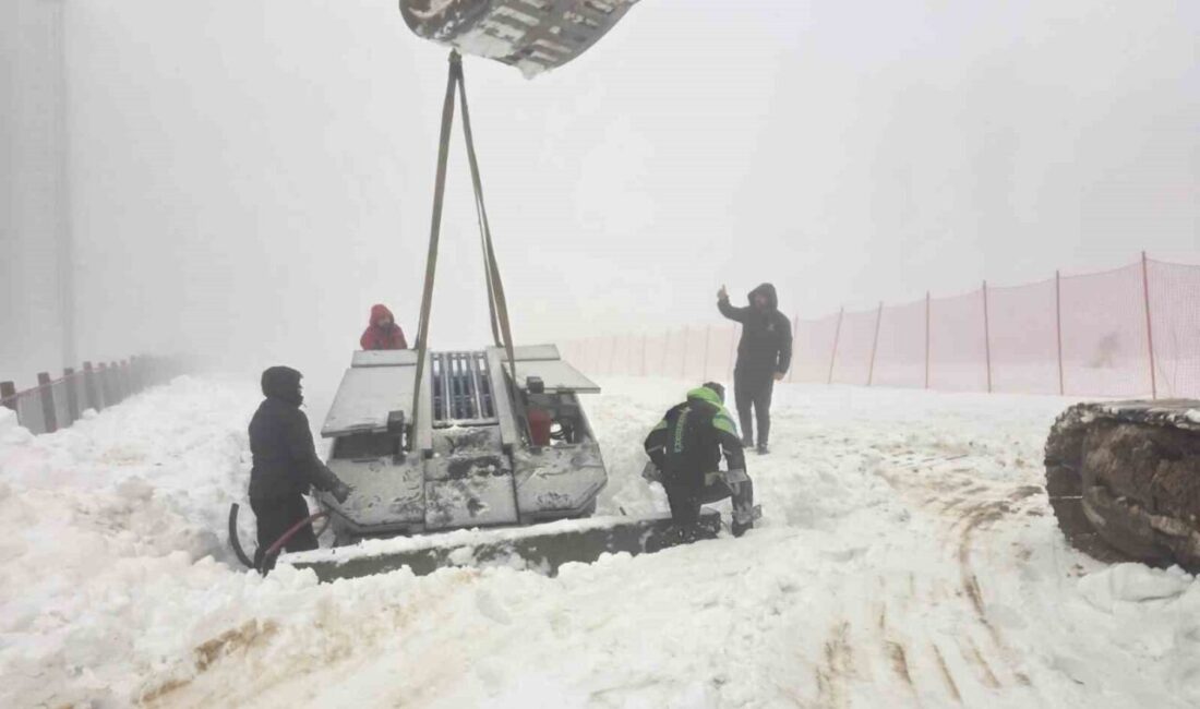 Kartepe ilçesinde bulunan Kuzuyayla Kızak Pisti’nin yanına inşa edilen kapalı