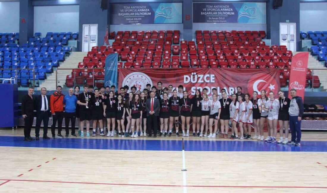 DÜZCE(İHA) – Düzce okul sporları korfbol il şampiyonu Farabi Anadolu