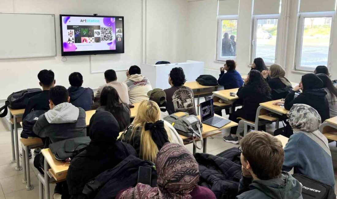 SUBÜ Kaynarca Seyfettin Selim MYO’da yürütülen proje çerçevesinde bir sınıf,