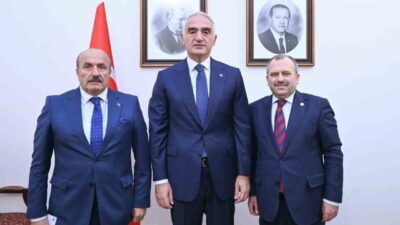 Taşköprü Belediye Başkanı Hüseyin Arslan, Kültür ve Turizm Bakanı Mehmet