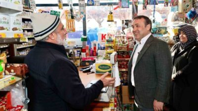 Bilecik Valisi Faik Oktay Sözer, Bilecik’in İnhisar ilçesinde esnaf ve