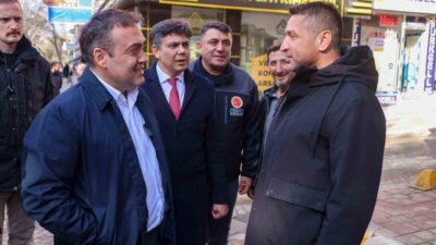 Bilecik Valisi Faik Oktay Sözer, Bilecik’in Söğüt ilçesinde esnaf ve