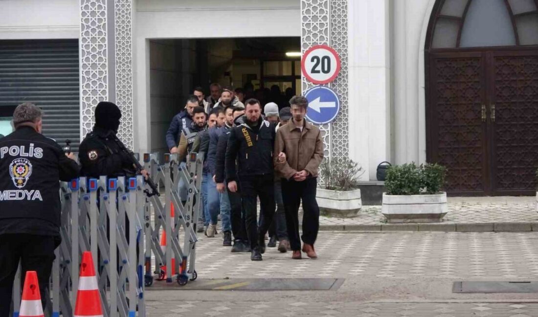 Kocaeli merkezli 28 ilde düzenlenen yasa dışı bahis operasyonunda adliyeye