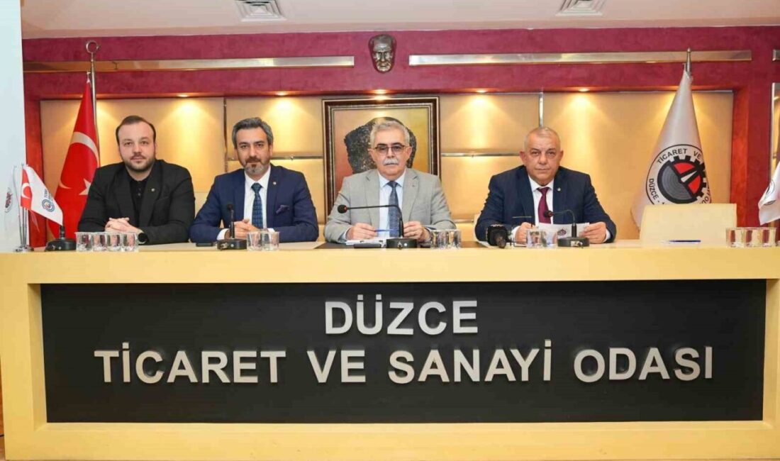 Düzce Ticaret ve Sanayi Odası (DTSO) olağan meclis toplantısı Meclis