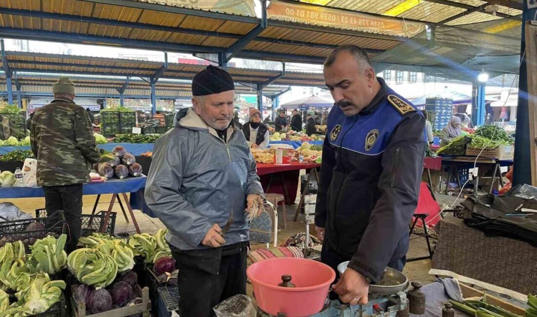 Bilecik’in Osmaneli ilçesinde zabıta ekipleri, tartı ve ölçü aletlerine yönelik