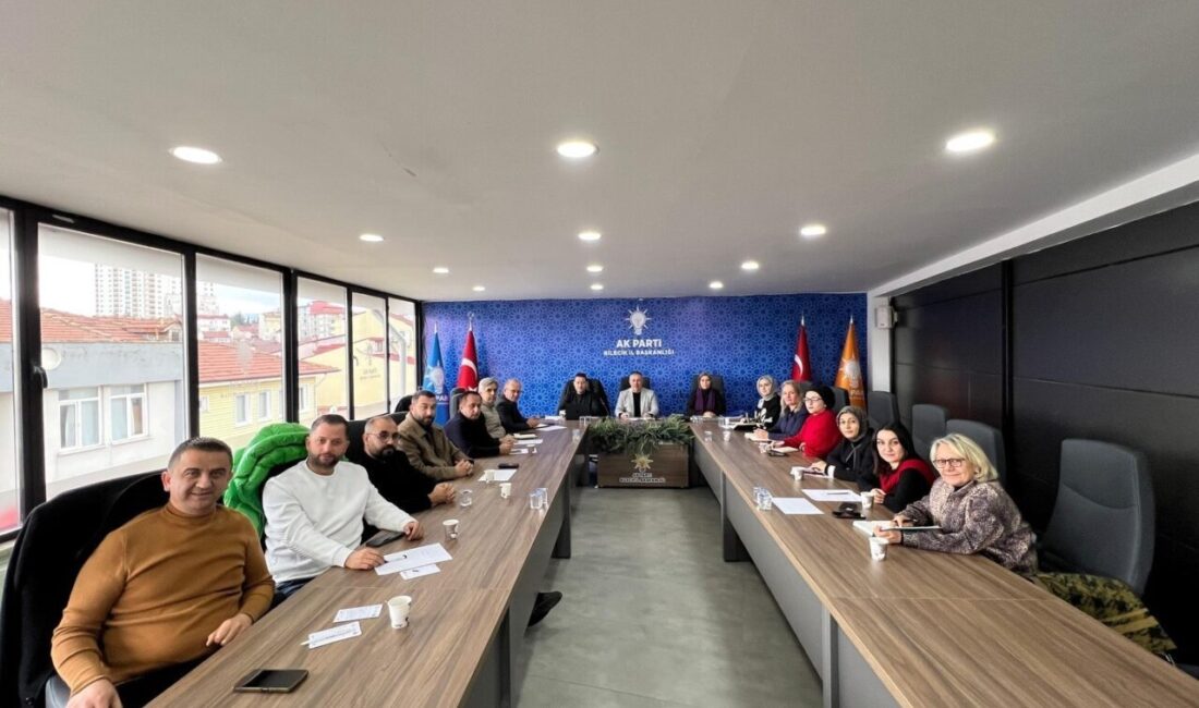 AK Parti Bilecik İl Başkanlığı binasında, Ramazan ayına yönelik yürütülecek