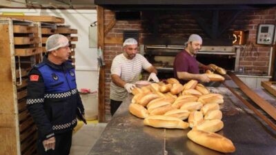 Başiskele Belediyesi Zabıta Müdürlüğü ekipleri, yaklaşan Ramazan ayı öncesinde fırın