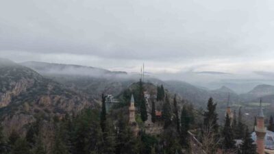 Bilecik’te Osmanlı Devleti’nin manevi kurucusu Şeyh Edebali’nin türbesinin bulunduğu vadide