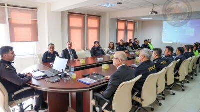 Bilecik İl Emniyet Müdürü Erdem Çağlar başkanlığında, emniyet birimlerinin katılımıyla