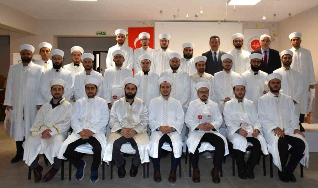 Diyanet Akademisi’nde eğitimlerini tamamlayarak Bilecik’e atanan din görevlileri için ‘Cübbe