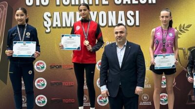 Bilecikli atlet Ecem Uygun Türkiye üçüncüsü oldu. Bursa’da gerçekleştirilen Atletizm