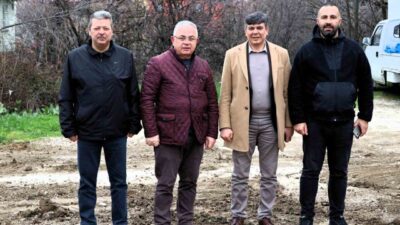 Bilecik’in Söğüt ilçesi Cumhuriyet Mahallesi’nde alt yapı yenileme çalışmaları devam