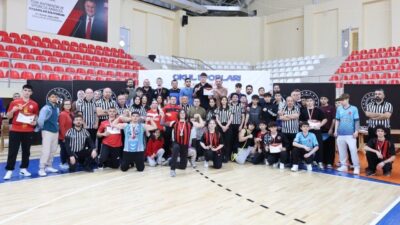 Bilecik’te Okul Spor Faaliyetleri kapsamında düzenlenen Bilek Güreşi Gençler B